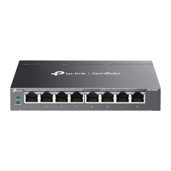 8-Port Gigabit Desktop Switch With 8-Port PoE+
