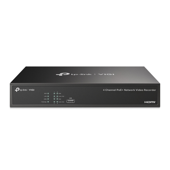 4 Channel PoE+ Network Video Recorder