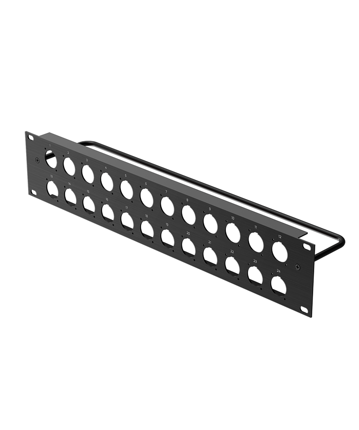 2RU Professional Aluminum 19” rack mount panel – Vision Plus